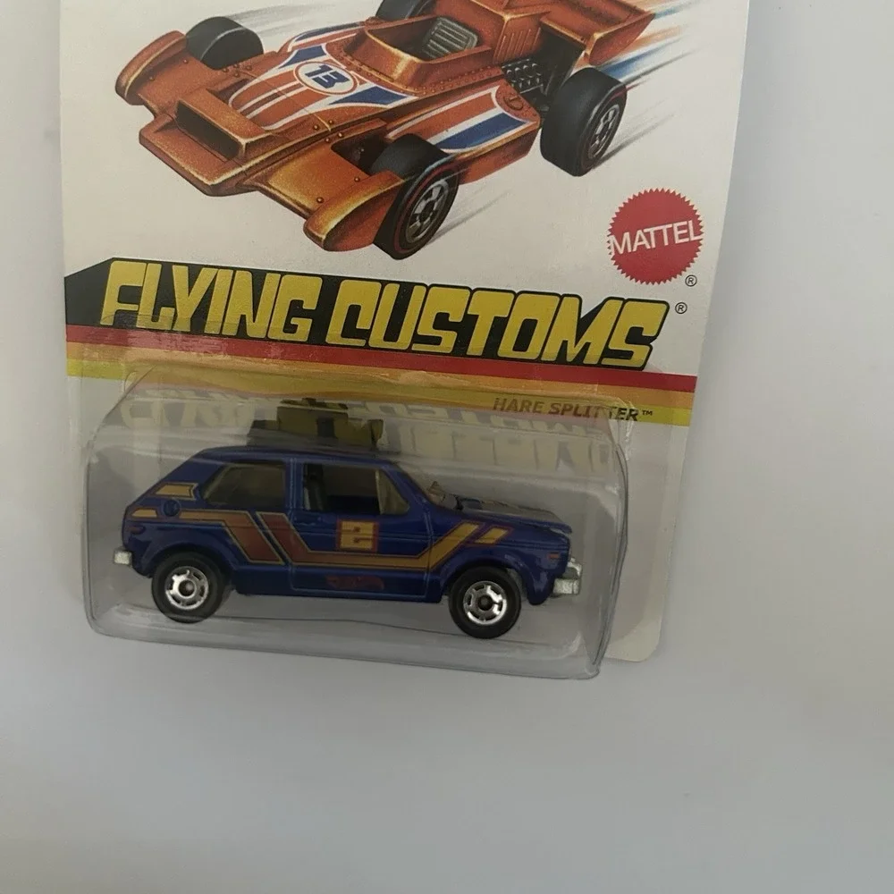 Hot Wheels Flying Customs Hare Splitter Blue 2 Tough & Sturdy Diecast 1:64